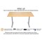 Uncaged Ergonomics RiseUpElectricStandingDesk60X30"BlackBambooDesktopSitStand, Ruwbk RUWBK - alternate 8